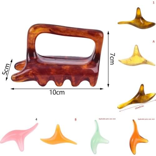 1PCS Pain Relief Back Body Massage Spine Cervical Vertebra Physical Relax SPA Scraping Massager Promote Blood Circulation Health