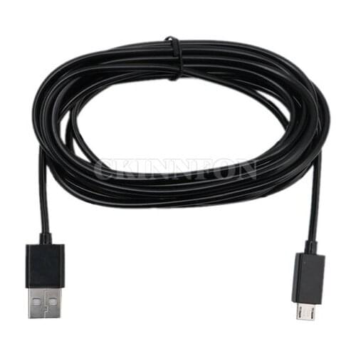 200Pcs/Lot Long Micro USB Charge Charging 3 Meter Power Cable For PS4 Xbox One Controllers