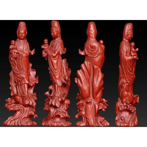3D model for cnc 3D carved figure sculpture machine in STL file format The Chinese culture,Songzi Niangniang,Songzi Guan Yin