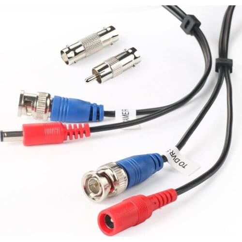 BNC Video Power Siamese Cable 59ft 18m for Analog AHD CVI CCTV Surveillance Camera DVR Kit