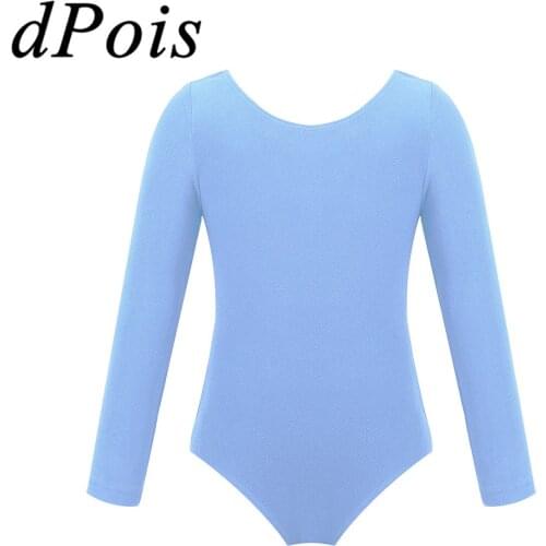 Kids Girls Ballet Dance Gymnastics Leotard Dance Wear Ballerina Modern Show Costume Children Gym Bodysuit Contemporary Clothing