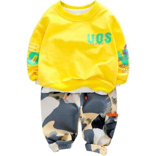 Children Clothing Set Camouflage Fashion Kids Sport Suits Long Sleeve Shirts Pants Boys Girls Clothes Toddlers Baby Tracksuits
