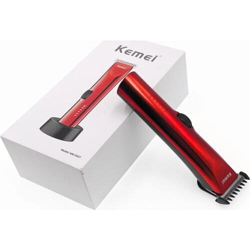 Kemei Professional Hair Trimmer for Men LCD Display Electric Cordless Barber Hair Clipper Adjustable Hair Cutting Mower Machine