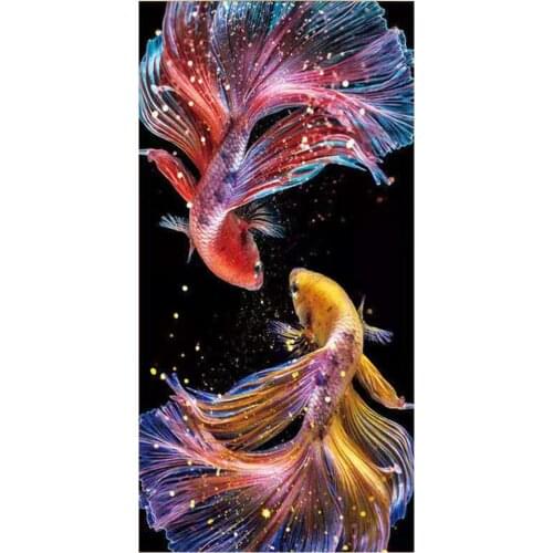 DIY Bead Embroidery kits with Color Printed Pattern Beads embroidery Cross stitch set Rhinestones for needlework 18.2'x35.9