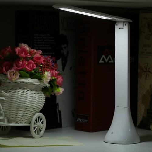 Stepless Dimmable Desk Reading Light Foldable Rotatable Touch Switch LED Table Lamp USB Charging Port Timing Desk Lamp