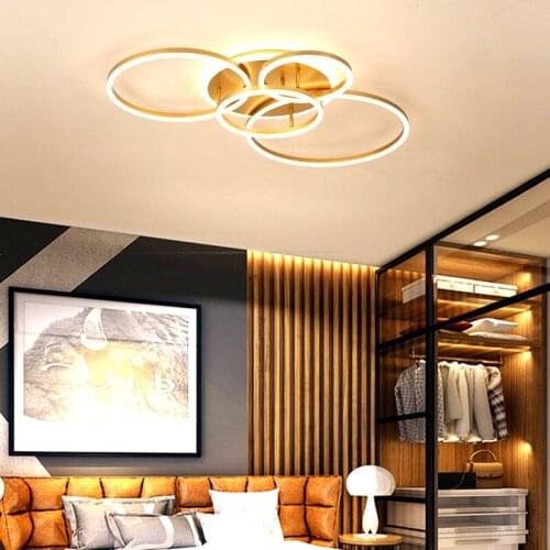 New Nordic modern living room round LED ceiling lamp bedroom chandelier restaurant lamp hotel lobby lamp