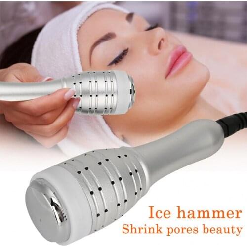 Newly Skin Soothing Ice Hammer Ice Compress Shrink Pore Beauty Instrument Handle Cold Therapy Face Cleaning Device