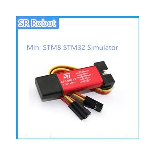 ST LINK Stlink ST-Link V2 Mini STM8 STM32 Simulator Download Programmer Programming With Cover A41 Code/Data/Firmware Diy Rc Toy