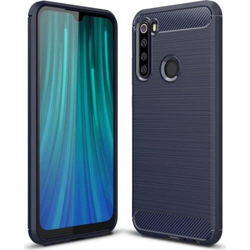 Luxury phone case For Xiaomi Redmi Note 8 smartphone Soft Silicone Carbon Fiber Texture cover For xiaomi redmi note 8 new funda