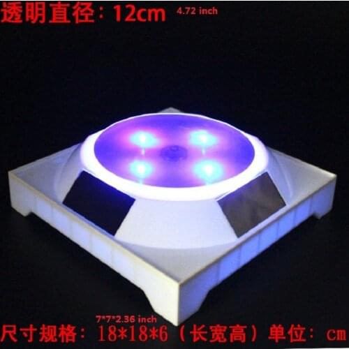 1KG solar display turntable turntable frame jewelry jade mobile phone watch glasses frame holder