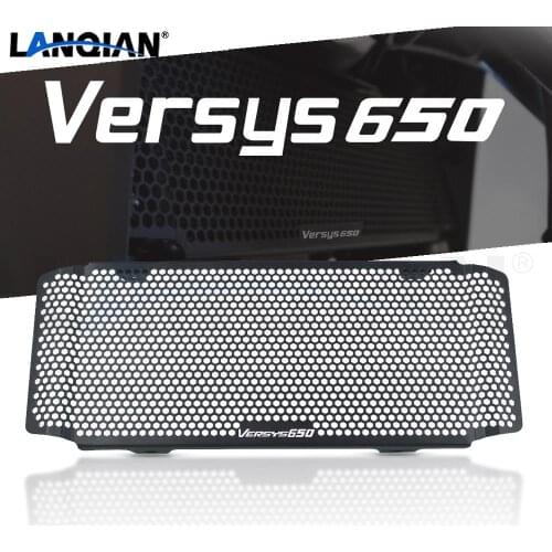 For Kawasaki Versys 650 Motorcycle Aluminum Radiator Grille Guard Cover Protector Versys 650 2015 2016 2017 2018 Accessories