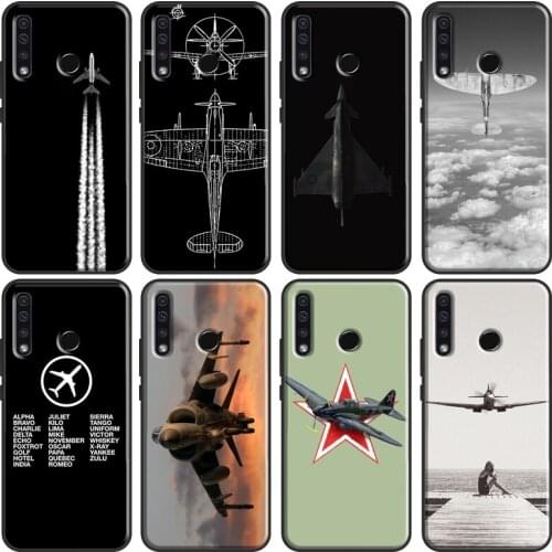 Airplane Aircraft Cover For Huawei Honor 10 Lite 9 20 10i 8X 9X 10X Lite 8A 9A 8S 9S 4C 6C 7C 7A Pro Cover