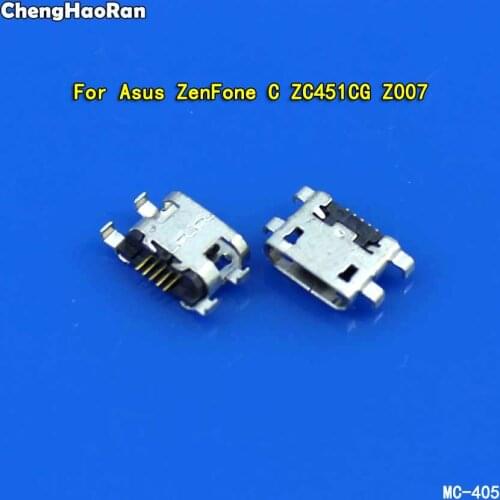 ChengHaoRan 10pcs For ASUS ZenFone C ZC451CG Z007 Micro USB Charge Charging Jack Connector Plug Dock Socket Port Replacement