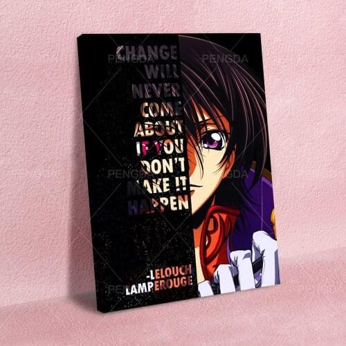 Home Decorative Canvas HD Prints Paintings Modular Demon Slayer Kimetsu No Yaiba Pictures Wall Art Poster Blue Artwork No Framed