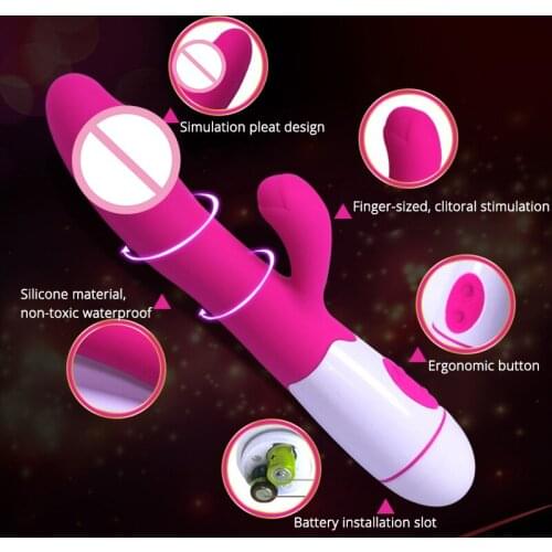 Erotic Toys Rod Vibrator Teasing Stick Silicone For Adults Couple Women Vibrators G-spot Sex Is Multi-frequency Sex Toys For Her