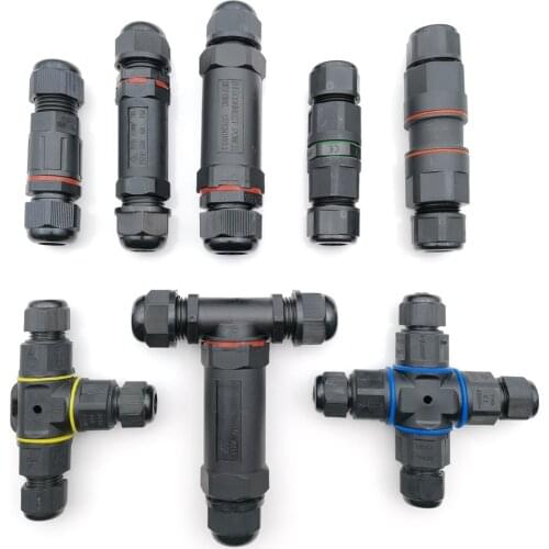 IP68 Waterproof Connector 2 3 5Pin Electrical Terminal Adapter 250V Screw Leverage quick wiring Wire connector for LED Light