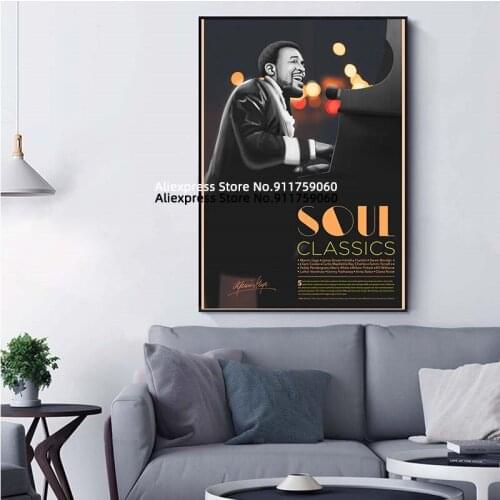 Soul Classics maceo parker Singer Star Canvas Painting Wall Art Picture Posters and Prints for Bedroom Home Decoration