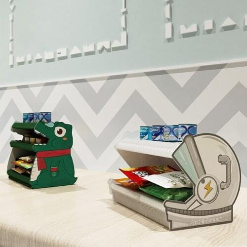 Creative Storage Environmentally Friendly Folding Storage Rack Cartoon Home Desktop Miscellaneous Stationery Storage Rack