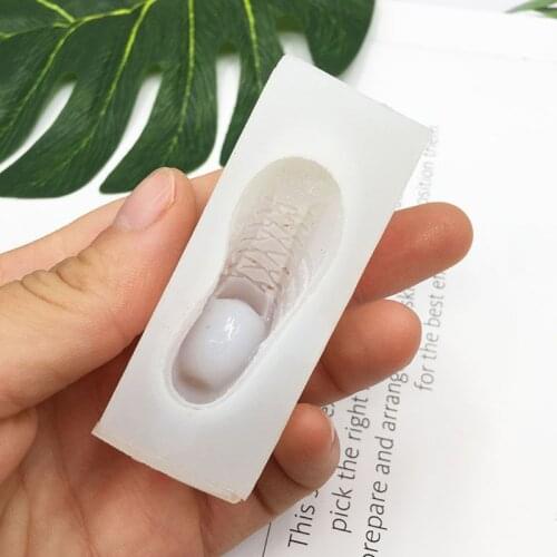 Handmade 3D Sneakers Shoes Pendant Silicone Mold Resin Jewelry Making Tools