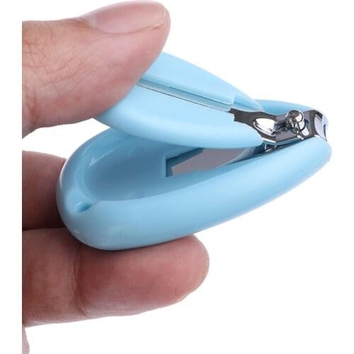 1Pc Baby nail clipper safety cutter toddler infant scissor random color