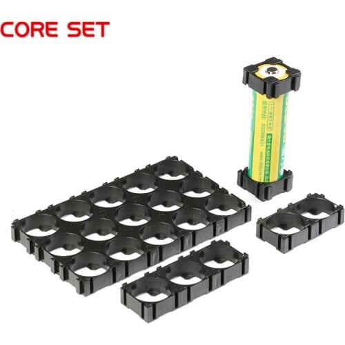 Top Deals 20 Pcs 18650 Lithium Cell Cylindrical Battery Case Holder Bracket 1p for DIY Battery Pack