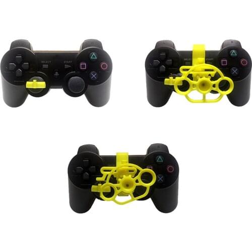 Mini Steering Wheel For Sony PlayStation 3 Controller Racing Game Simulation Steering Wheel For PS3 Controller Replacement Parts
