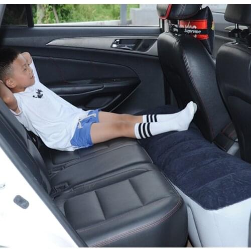 Car Rear Seat Gap Pad Inflatable Mattress For Sleep Camping Outdoor Rear Row Feet Mattress Air Matt Self-Inflating Mattress