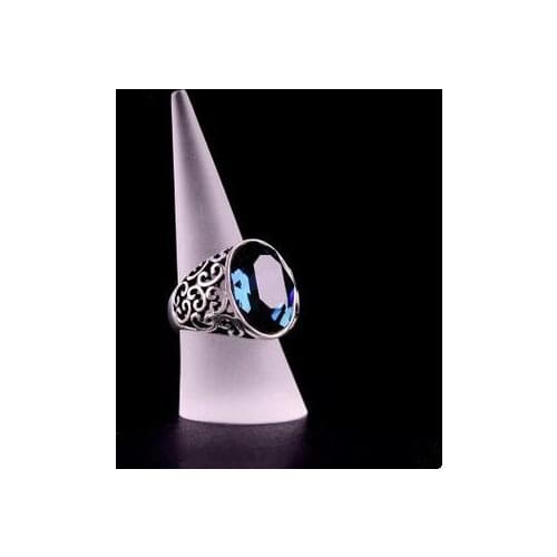 Wholesale pointed finger ring display holder ring display stand clear frosted black finger ring stand