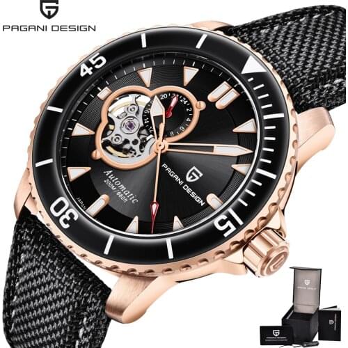 PAGANI Design Luxury Japan NH39 Automatic Mechanical Watch Men 200m Waterproof Watch Male Clock Sport Male Relogio Masculino New