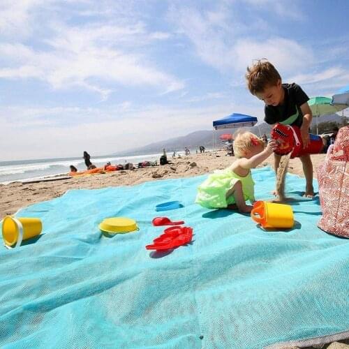 Beach Blanket Camping Magic Beach Mat Outdoor Travel Magic Sand Free Mat Picnic Waterproof Mattress Foldable Sandless Beach Mat