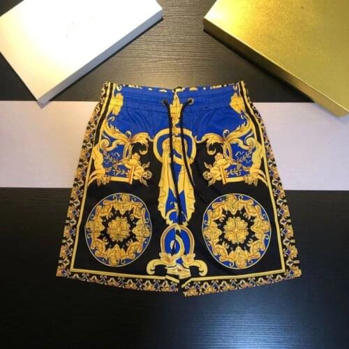 Angel Print Beach Pants Mens Sports Quick-Drying Shorts Surf Pants Straight Swimming Trunks Summer Casual Pants