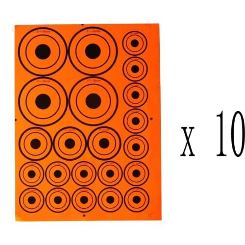 Tourbon Hunting 220pcs (10 sheets ) Range Shooting Targets Training Stickers Self-adhesive Papers