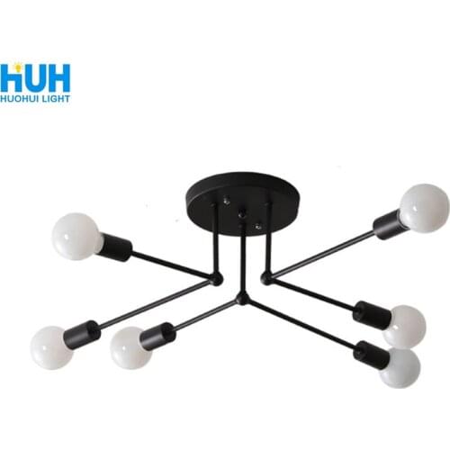 Nordic bedroom lamp modern minimalist art led ceiling lamp creative personality living room dining room study household lamps