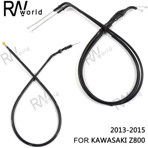 3 PCS Hight Quality Motorcycle Replacement Throttle Line Clutch Cable Steel Wire For KAWASAKI Z800 2013 2014 2015 Z 800 13 14 15