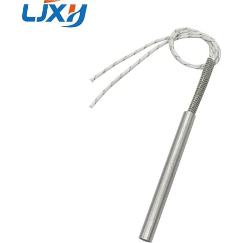 LJXH 10x100mm Tubular Size Electric Cartridge Heaters Stainless Steel Heating Tube 250W/300W/400W Wattage