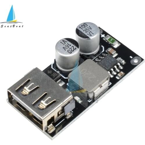 QC3.0 QC2.0 USB DC-DC Buck Converter Charging Step Down Power Module 6-32V 9V 12V 24V to Fast Quick Charger Circuit Board 3V 5V