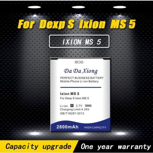 High quality 2800mAh IXION MS 5 Battery For dexp ixion ms 5 inch Phone battery