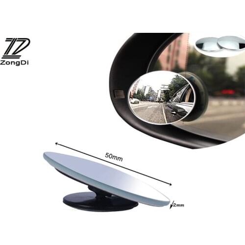 ZD 2pc 3D For Hyundai Tucson Solaris ix35 i30 Suzuki Swift Mitsubish ASX Mazda 3 6 Car Rearview Mirror High Definition Sticker