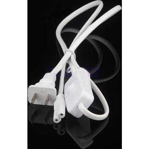 1.8meter T4 T5 T8 power cord with button switch t8 led holder Plug connection line cable for fluorescent llighting 10pcs