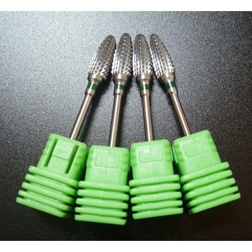 10 Pcs Large Cone Shape Carbide Nail Drill Bit Electric Nail File Drill Bit Coarse Carbide Drill 3/32 inches Hot Selling