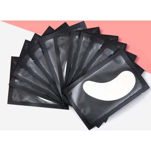 100 Pairs Eyelash Paper Patches Grafted False Eyelash Extension Hydrating Under Eye Pads Lint free Eye Stickers