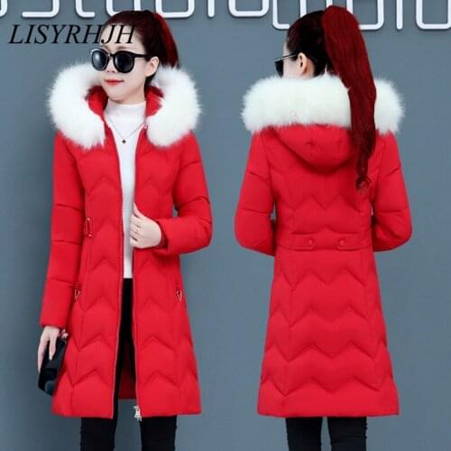 2021 Fashion Autumn And Winter Down Parkas Womens Winter Jacket Women Coat New Long Thick Outwear Warm Female Jacket Plus Size
