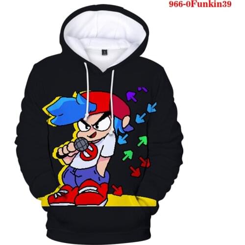 2021 Friday Night Funkin Hoodie Sweatshirt Plus Size Pullover Boys/girls Spring Autumn Sportswear 3D Friday Night Funkin Hoodies