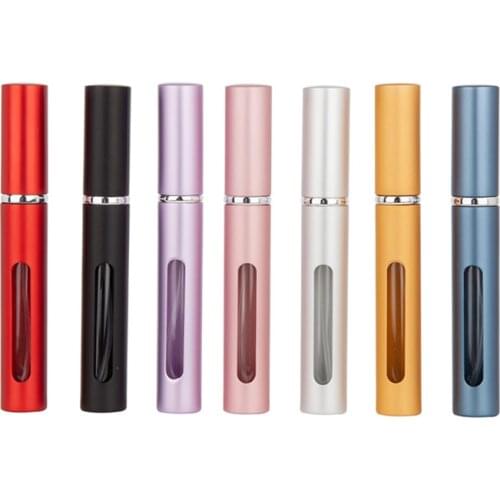 5ml open window perfume sub-bottling custom sealed cosmetic water spray bottle glass liner fashion essential oil sample bottle