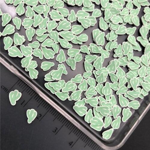 60g Christmas Cactus Polymerclay,Soft Clay Sprinkles For Kids Diy/Scrapbook Decoration/Craft Filler/Craft Diy Making/Nail Arts