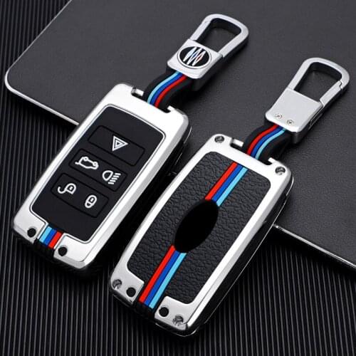 Zinc alloy+Luminous Key Case Cover Fit for Land Rover Range Rover Sport Freelander 2 Discovery Jaguar E-Pace XF XJL XK XE XJ