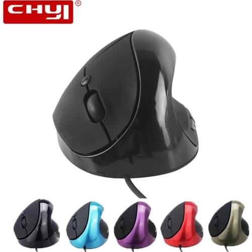 Ergonomic Vertical Gaming Mouse 6 Buttons Right Hand Wired Mouse 1600DPI USB Optical Computer Mause Wrsit Healing Mice For Gamer