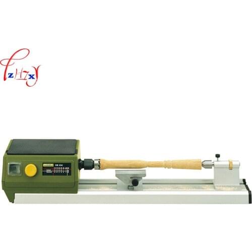 DIY mini woodworking grinding lathe DB-250 household use desktop woodworking lathe machine wood carving lathe 220V 100W