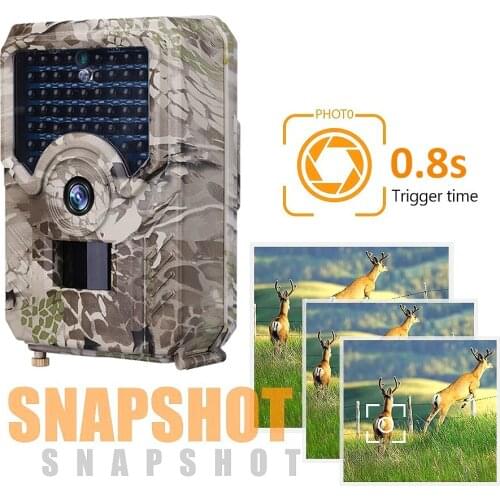PR-200 Outdoor Hunt-ing Trial Camera Scouting Video Camera Adopted Sensitive PIR Infrared Sensor 1080P Outdoor Camera