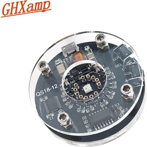 GHXAMP QS18-12 Nixie Clock Electronic Tube Glow Clock Single-Tube RGB Backlight Audio Accessories USB DC5V DIY 1PC